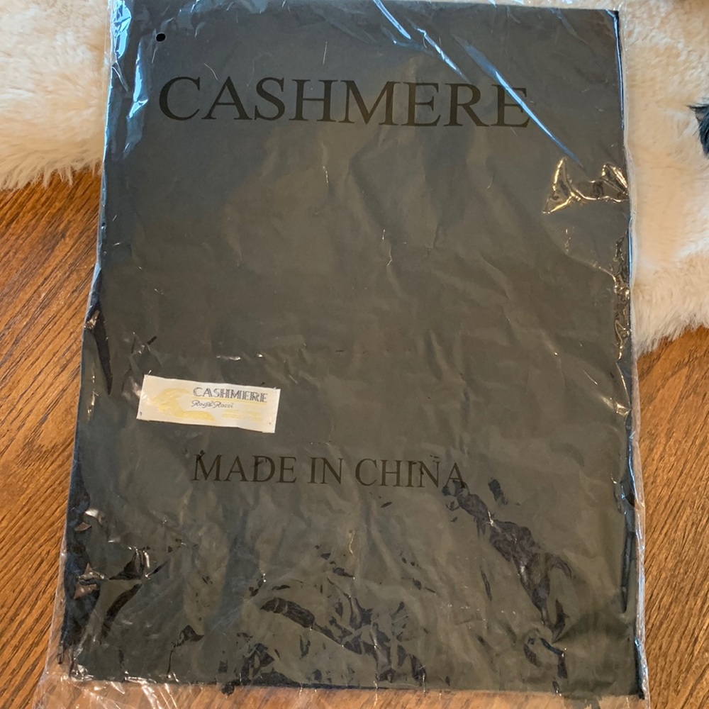 New 100% cashmere scarf.